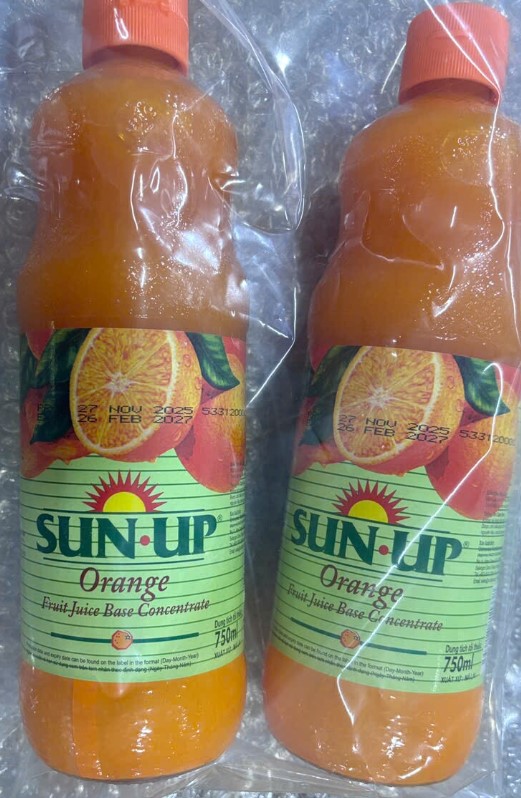 Nước ép trái cây cô đặc Sun Up 750ml
